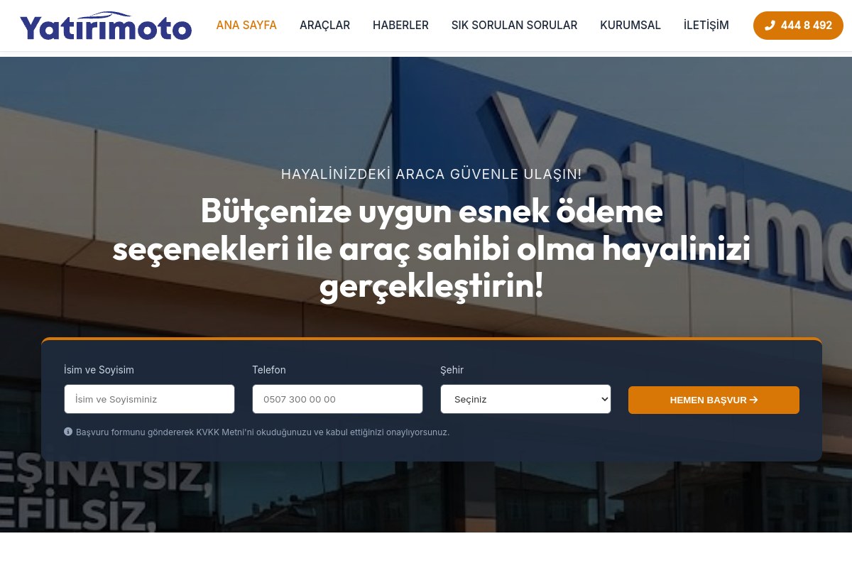 Yatırım Oto Filo Kiralama ve Araç Portalı